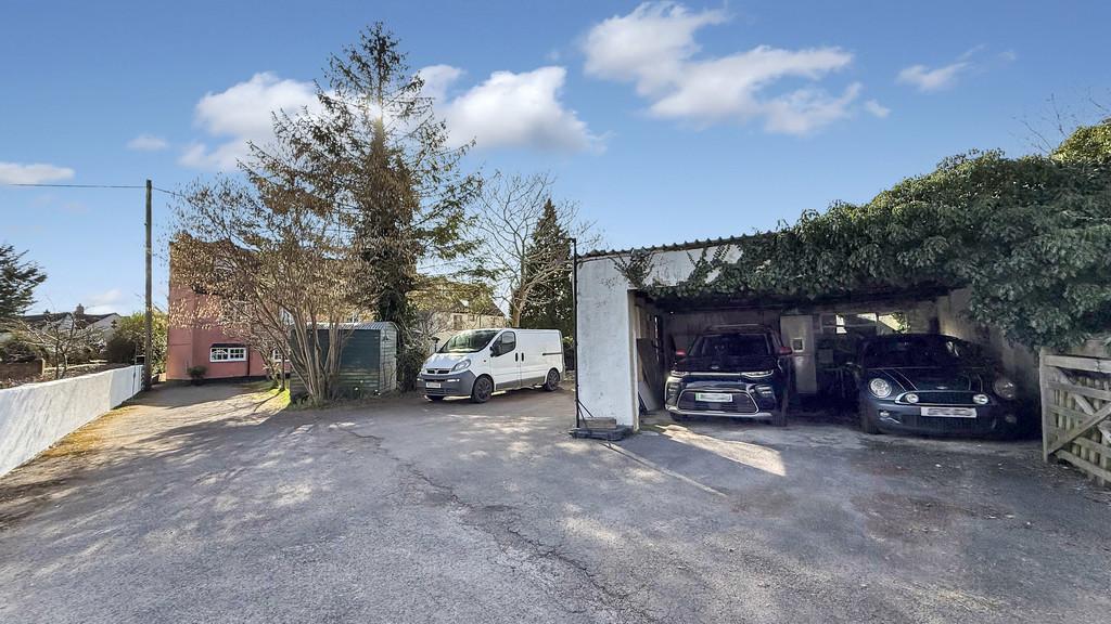Garage and driveway