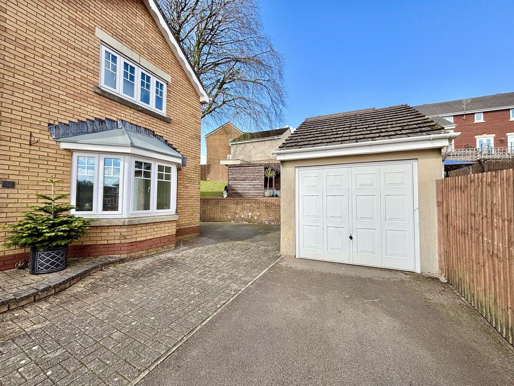 Driveway and garage