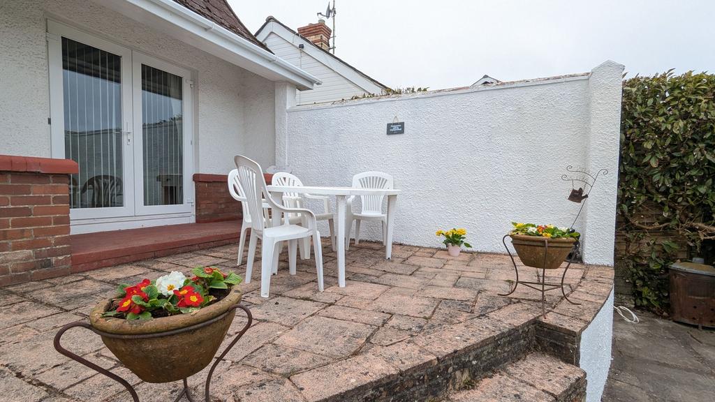 Patio seating area