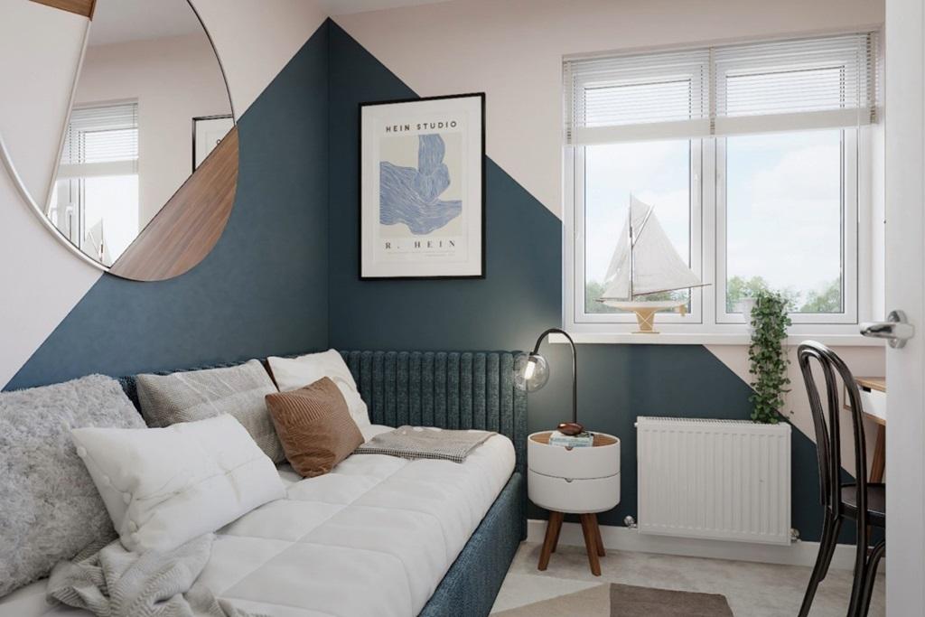 Bedroom two is a great space for guests or your...
