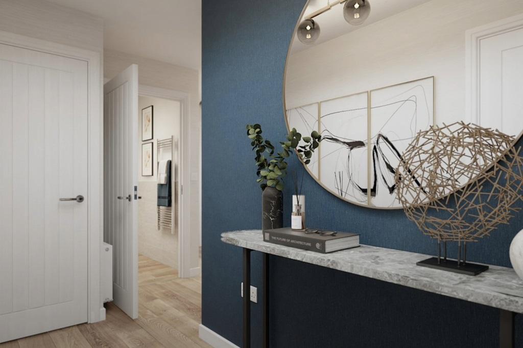 A welcoming hallway