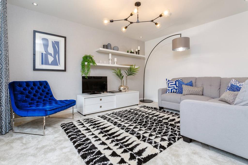 The lounge is perfect for a cosy night in