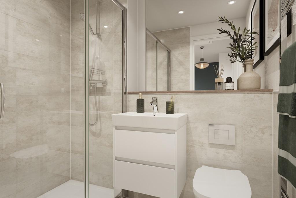 Perfect space to take a shower