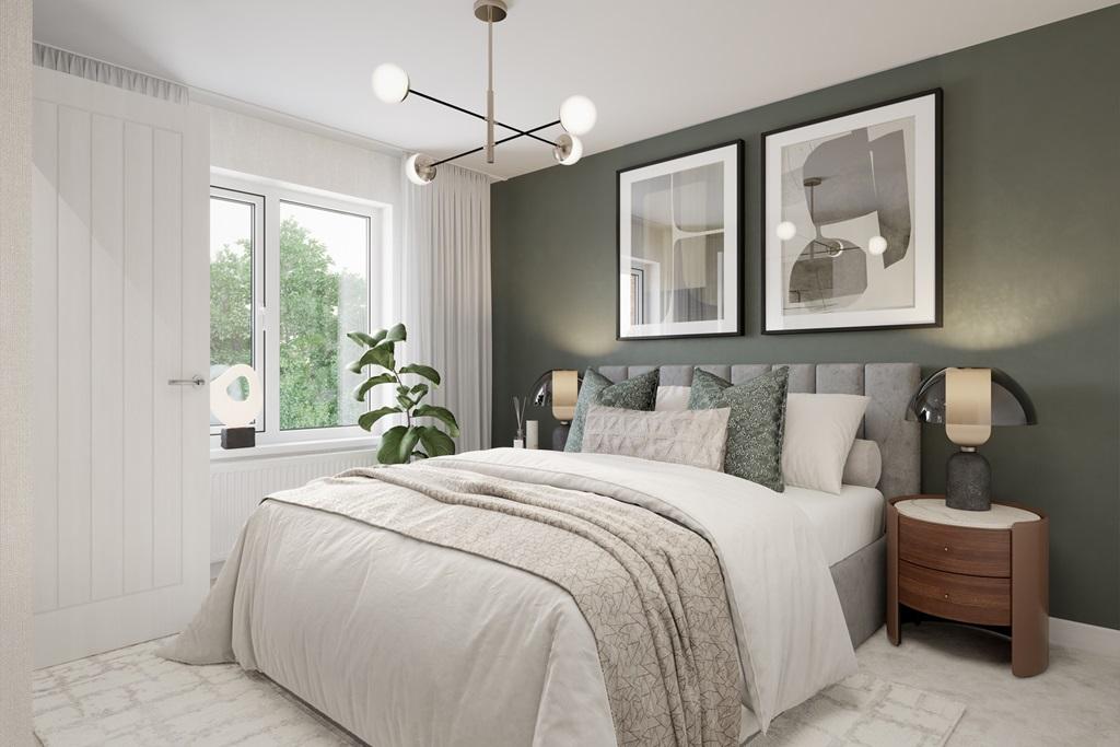 Main bedroom with ample space