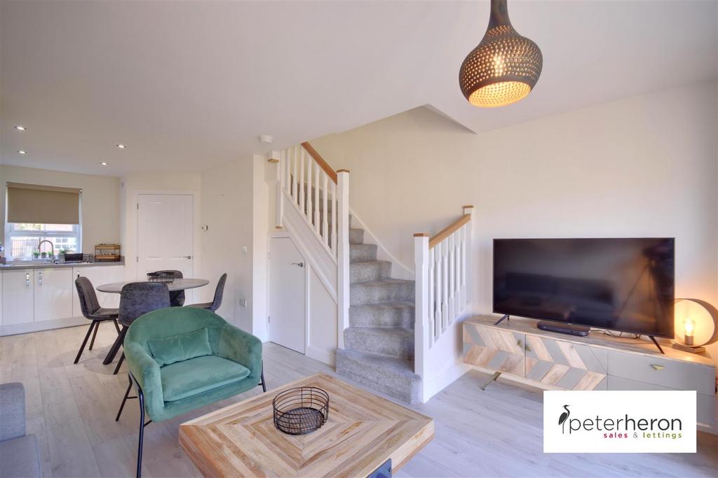 Open Plan Lounge, Dining And Kitchen Area