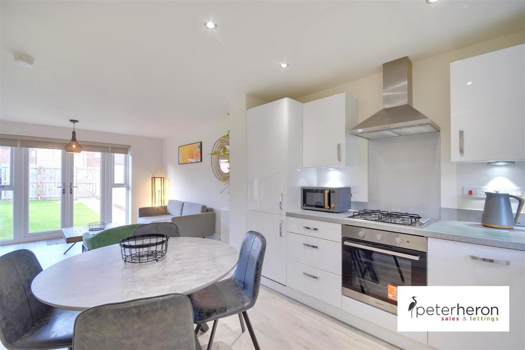 Open Plan Lounge, Dining And Kitchen Area