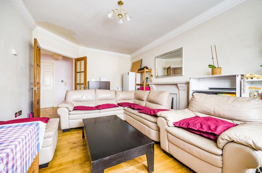 Living room, fireplace