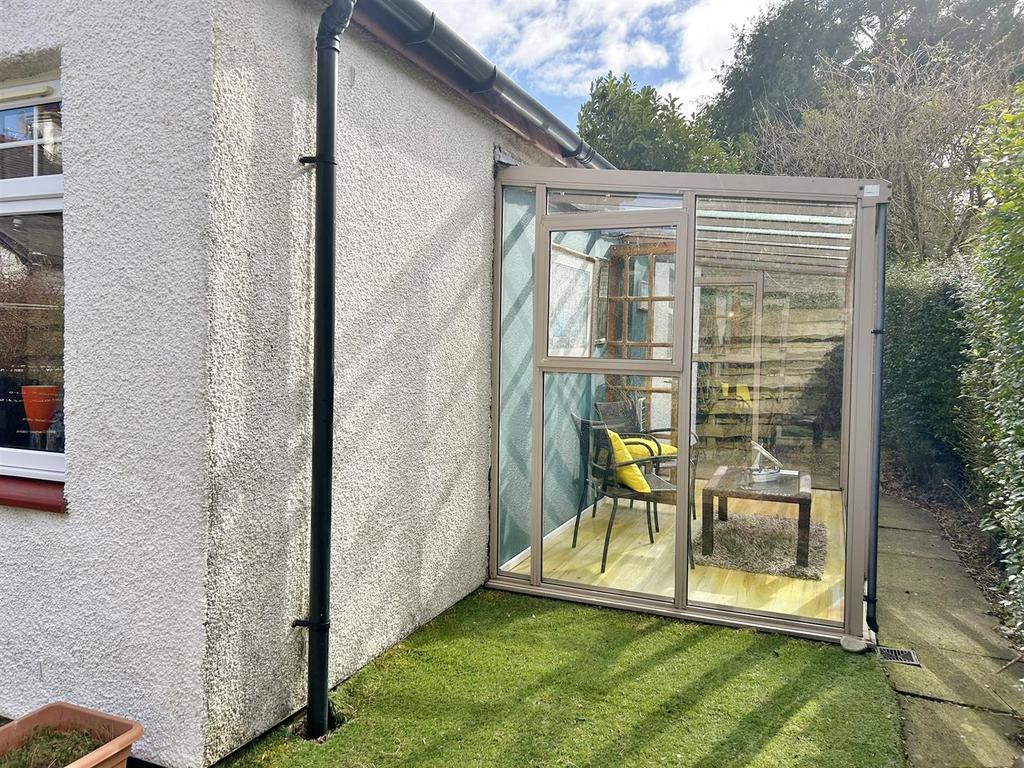 Sun room from the garden