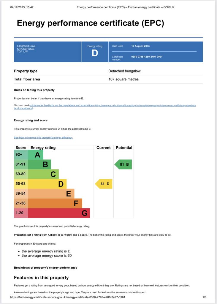 Energy Performance Certificate