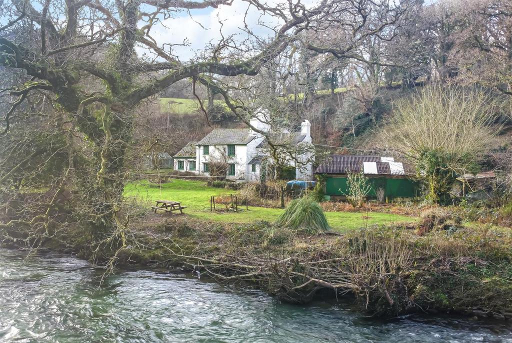 Drone View Across River
