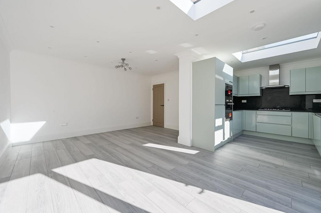 Open-plan living area, open plan living