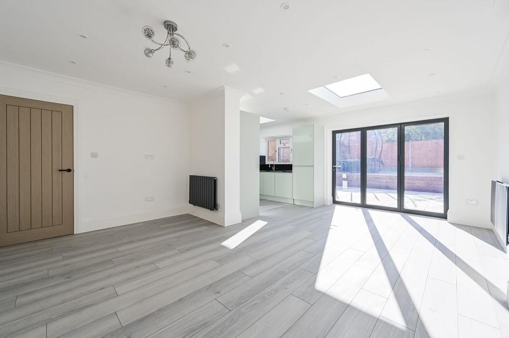 Open-plan living area, open plan living