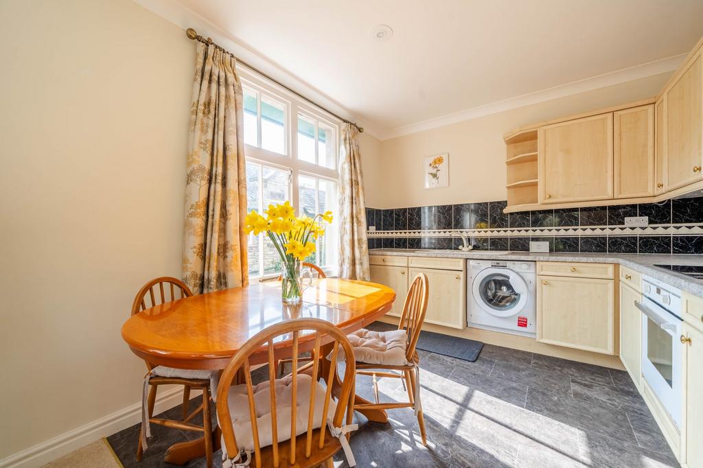 Kitchen, dining and living space
