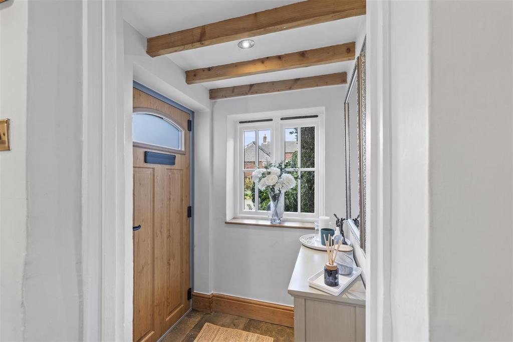Initial entrance porch