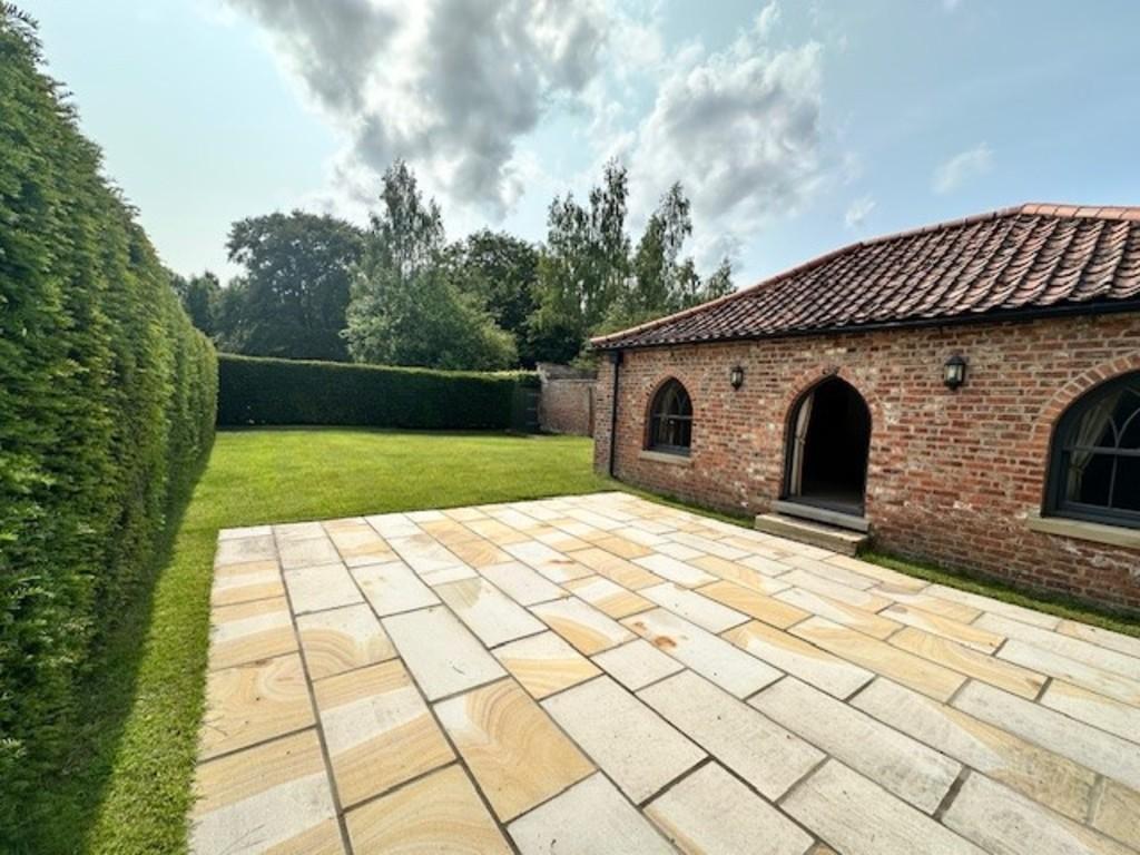 Garden and patio