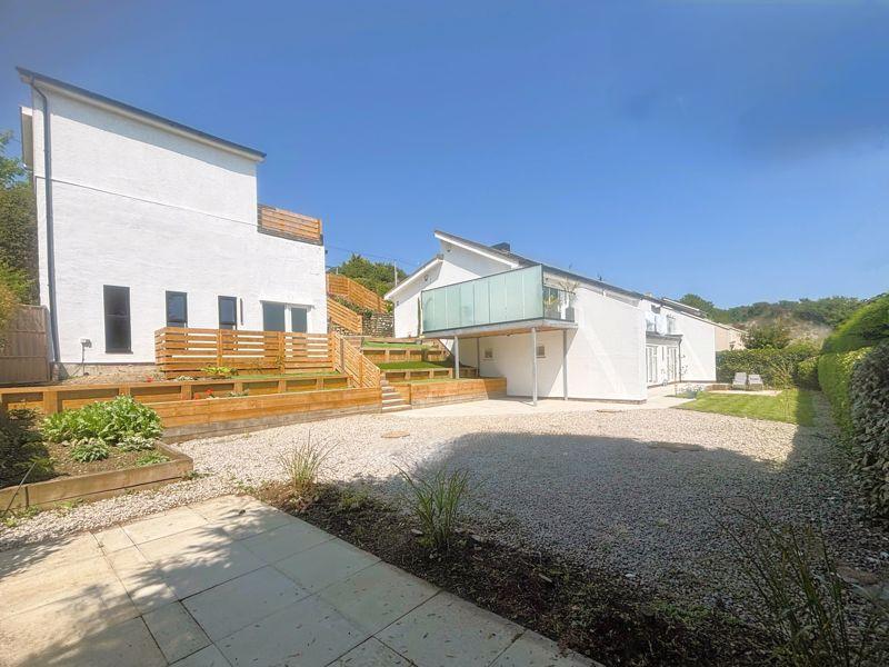 Rear of property