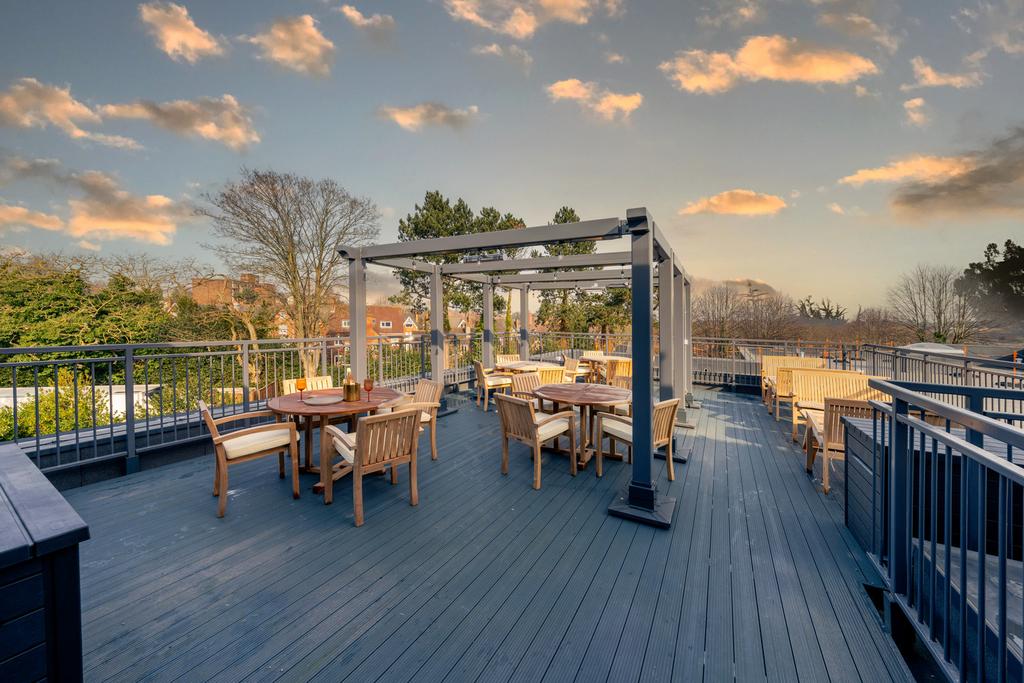 Powell House - Roof Terrace outside