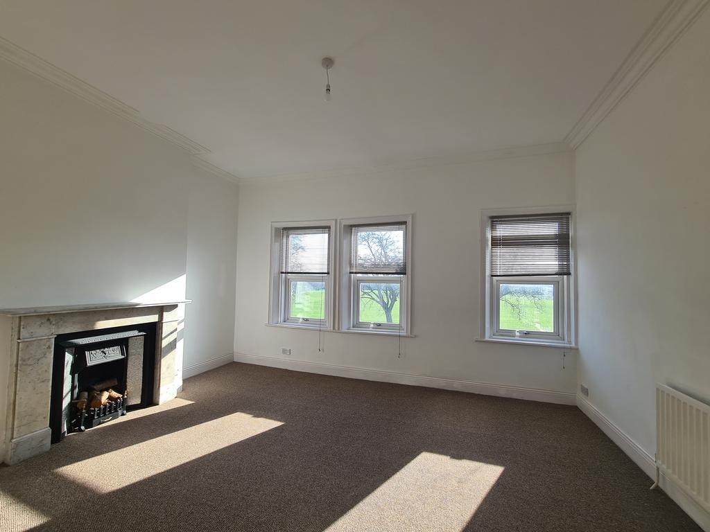 Bedroom one  overlooking the park