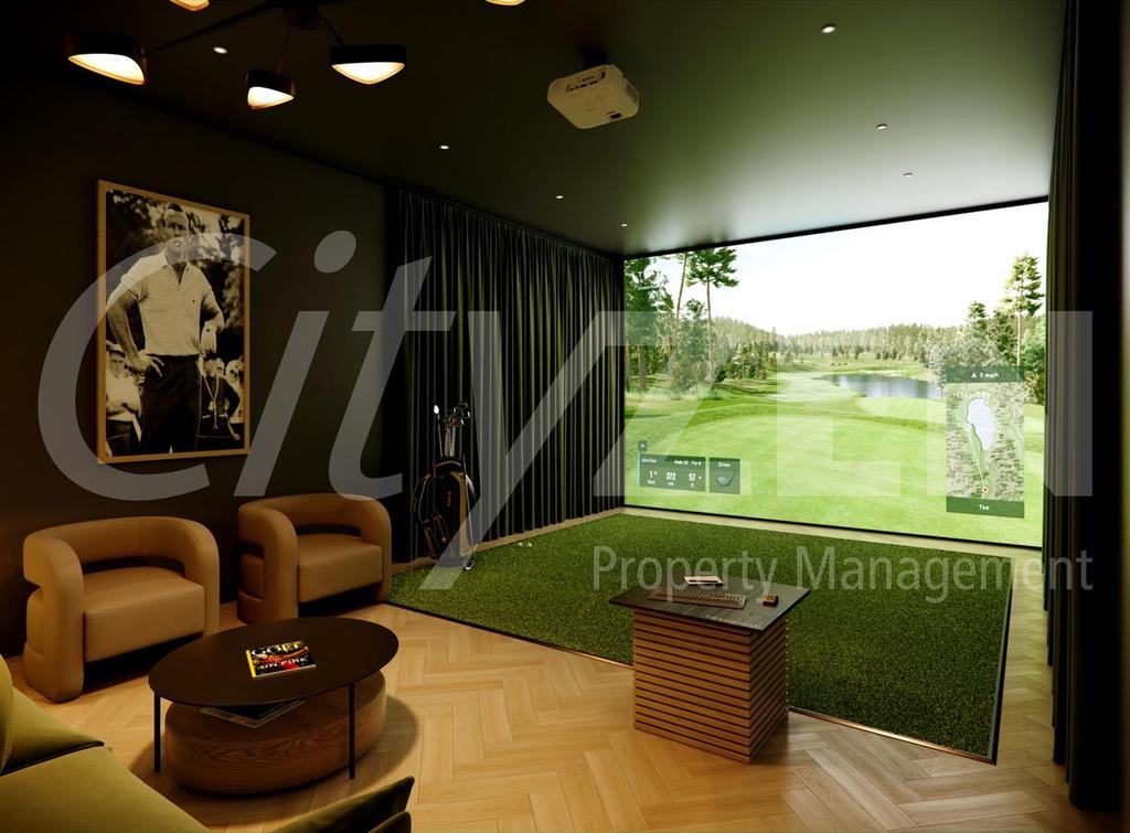 Golf room cgi