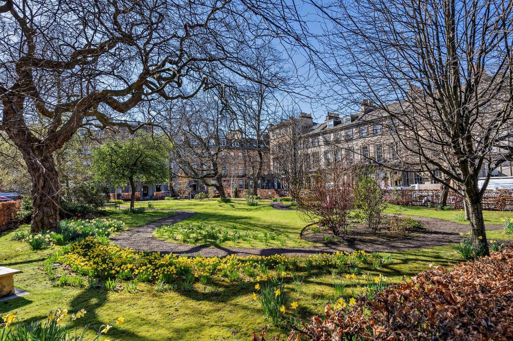 Peaceful City Square