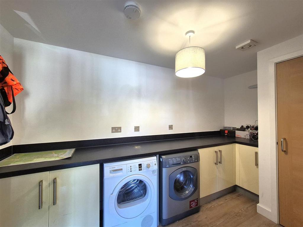Utility area.