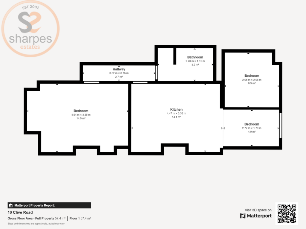 10 Clive Road - Floor 1