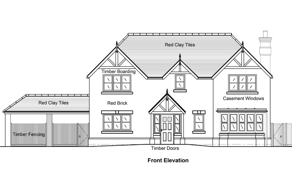 Front Elevation - Plot 1