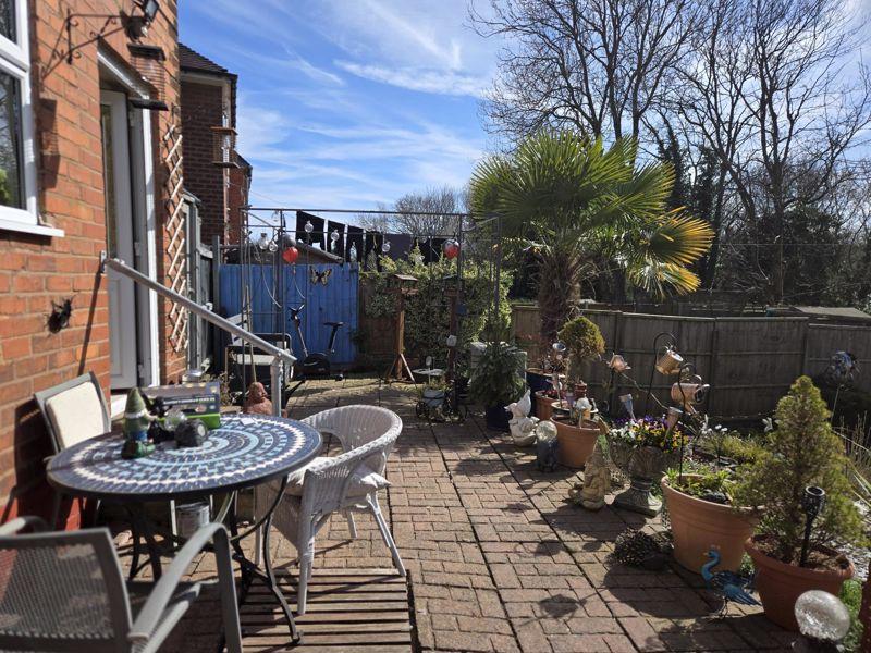Rear patio
