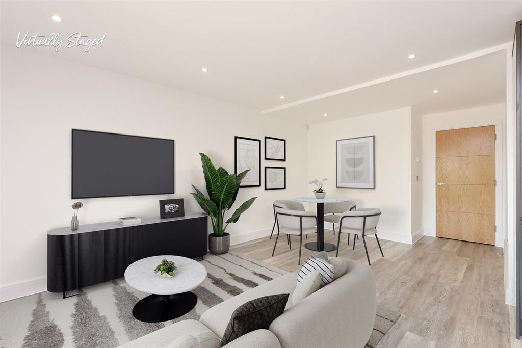 Virtually Staged Lounge/Diner