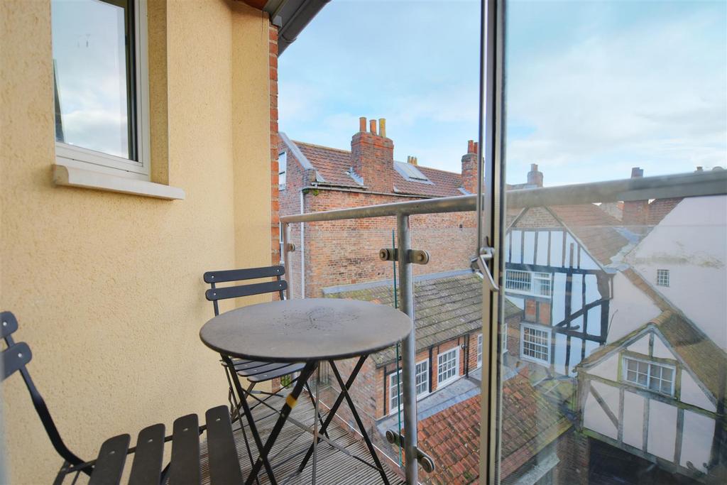 Balcony to bedroom one