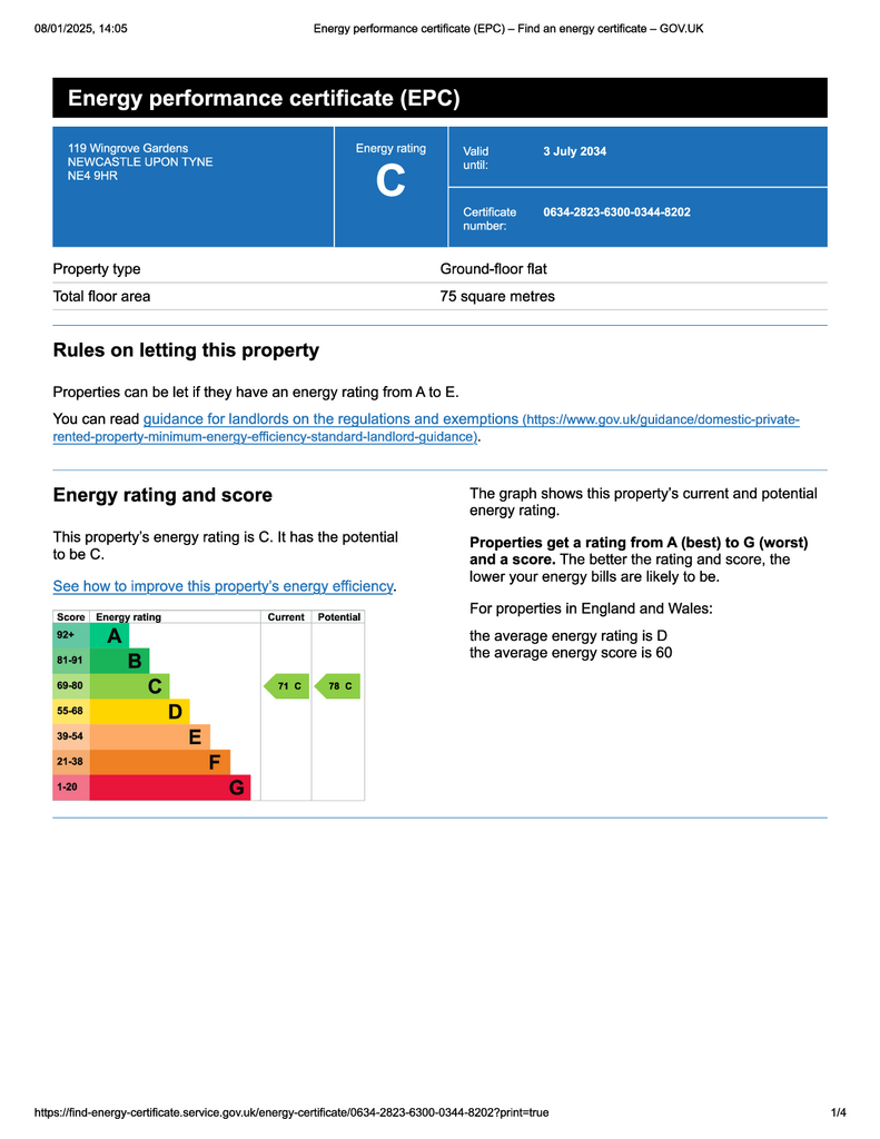 EPC Certificate