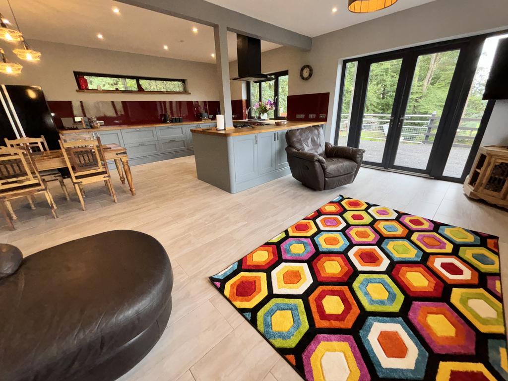 Open plan Kitchen, dining &amp; living area