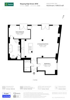 Flat 1b, St Johns Wharf, 104 - 106 Wapping High Street, London, E1W 2PR