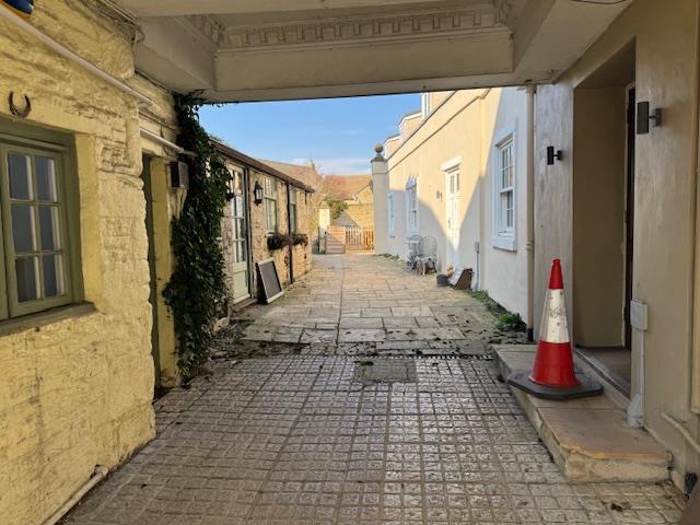 Outside