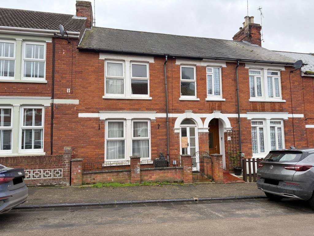 Front of the established mid-terrace house for imp