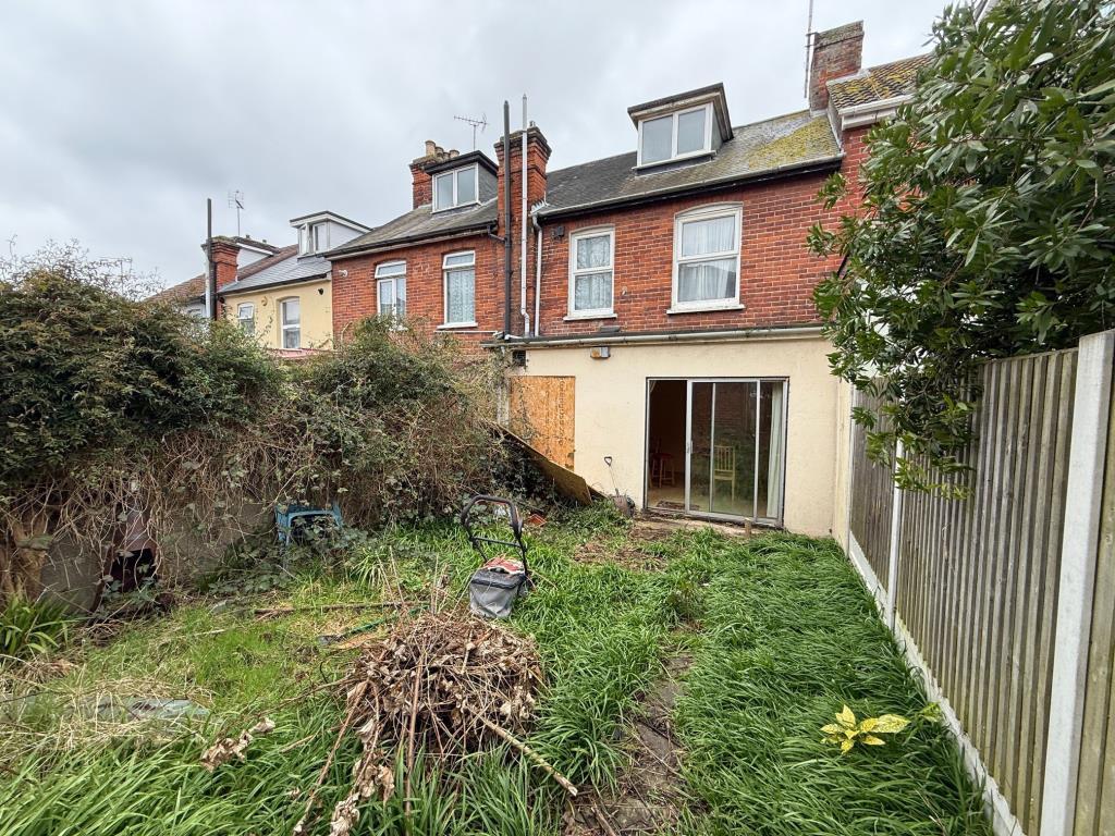 Rear garden and elevation
