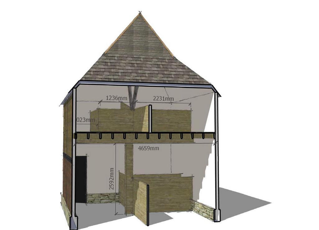 The Granary 3 D model
