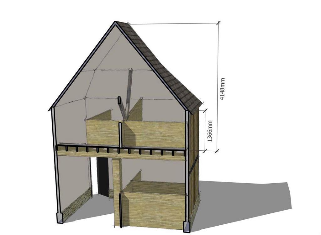 The Granary 3 D model