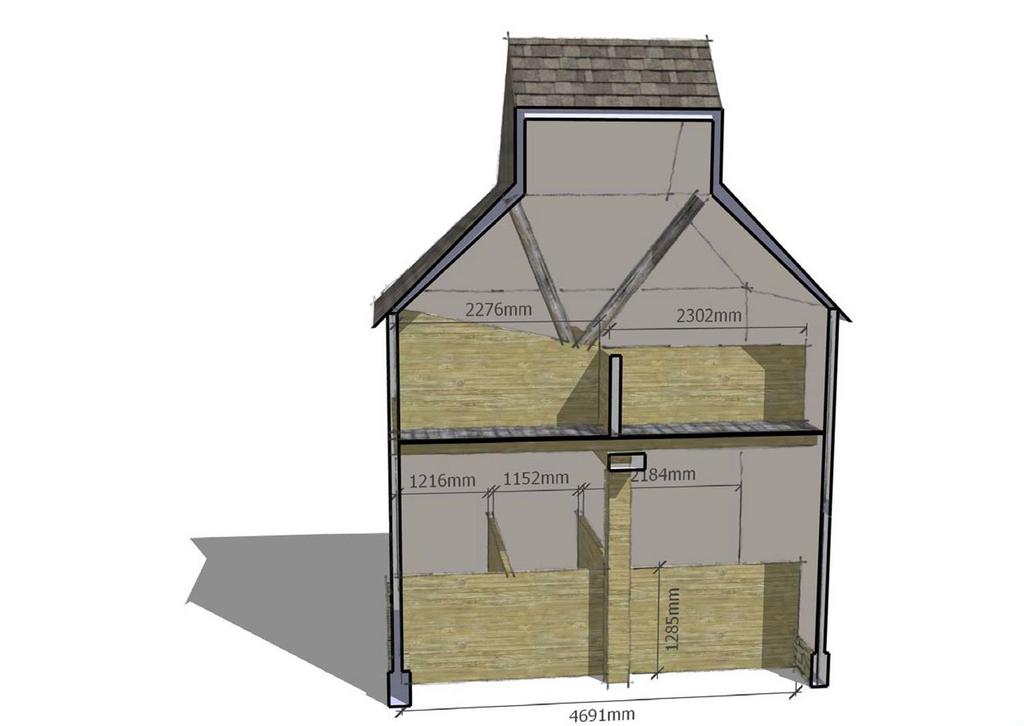 The Granary 3 D model