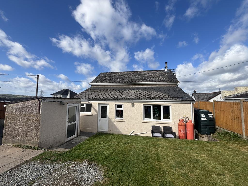Rear of property