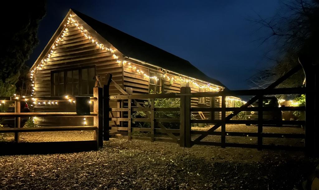 Outbuilding at night