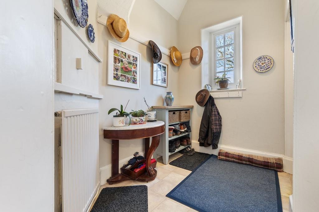 Rear entrance porch