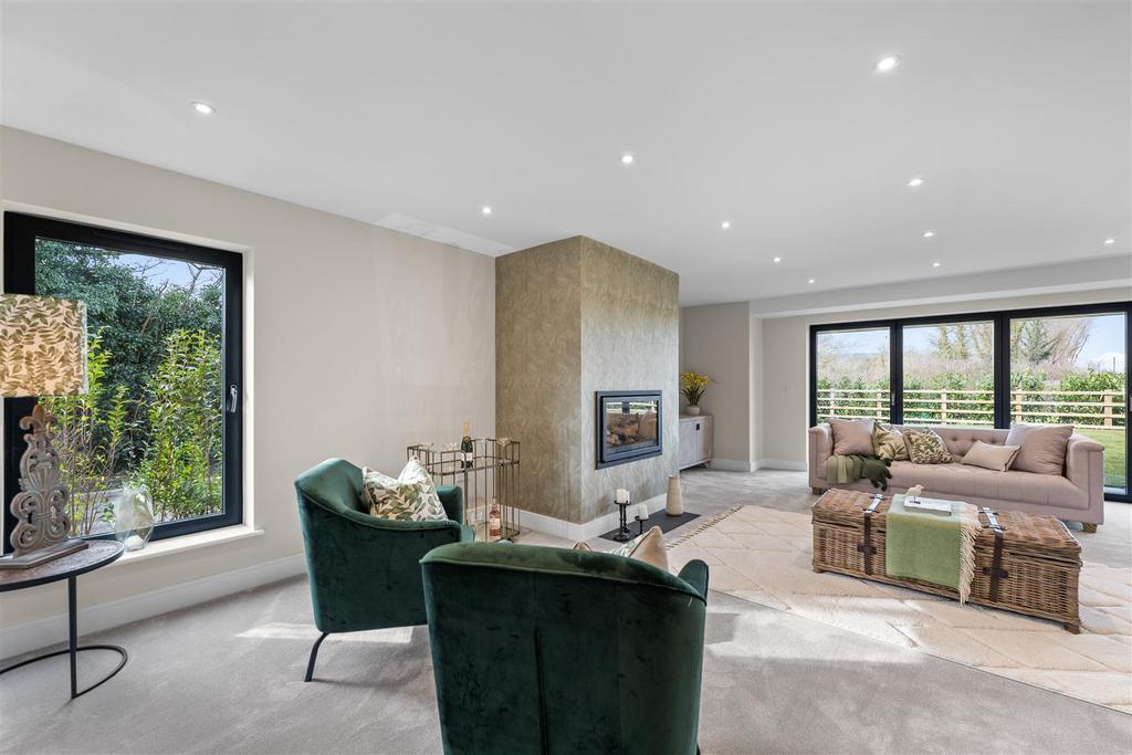 L shaped sitting room