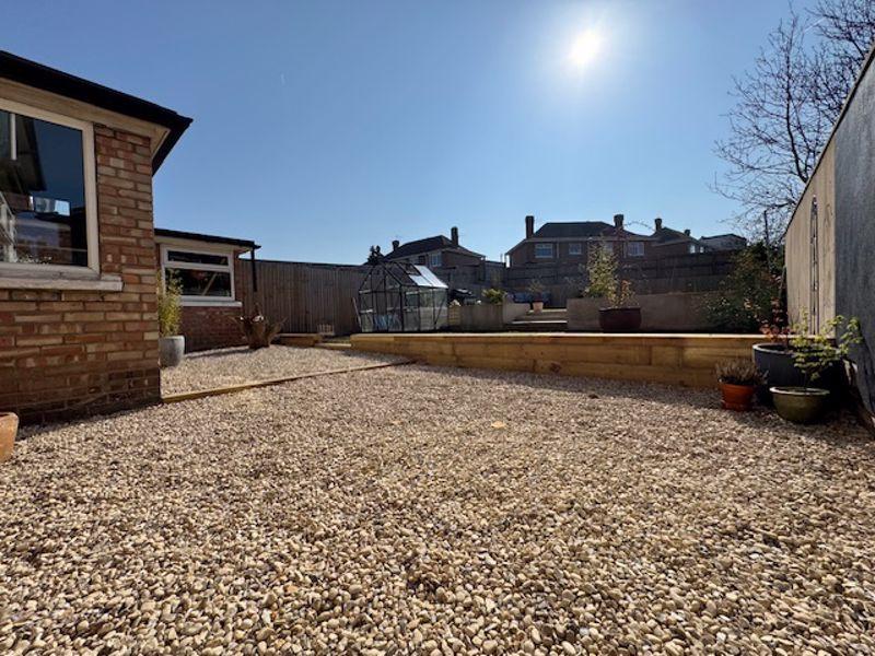 Gravel patio
