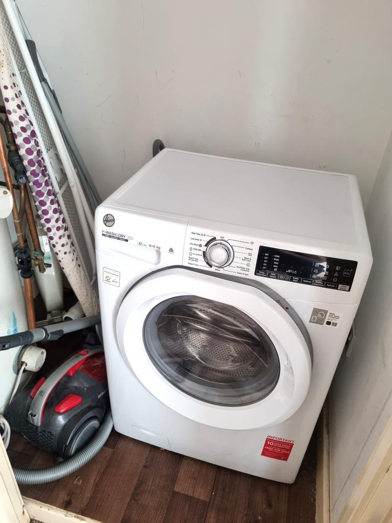 Washer dryer cylinder cupboard