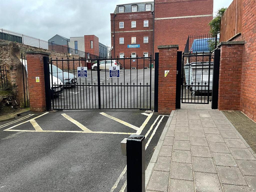Gated Entrance to Garage