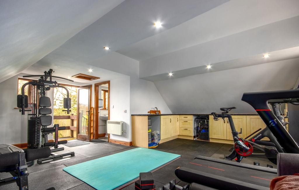 Gym/Accommodation above Garage