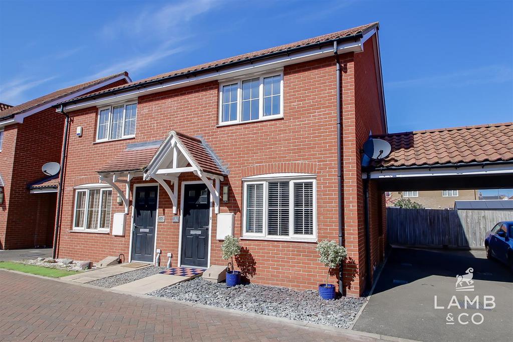 Outside front