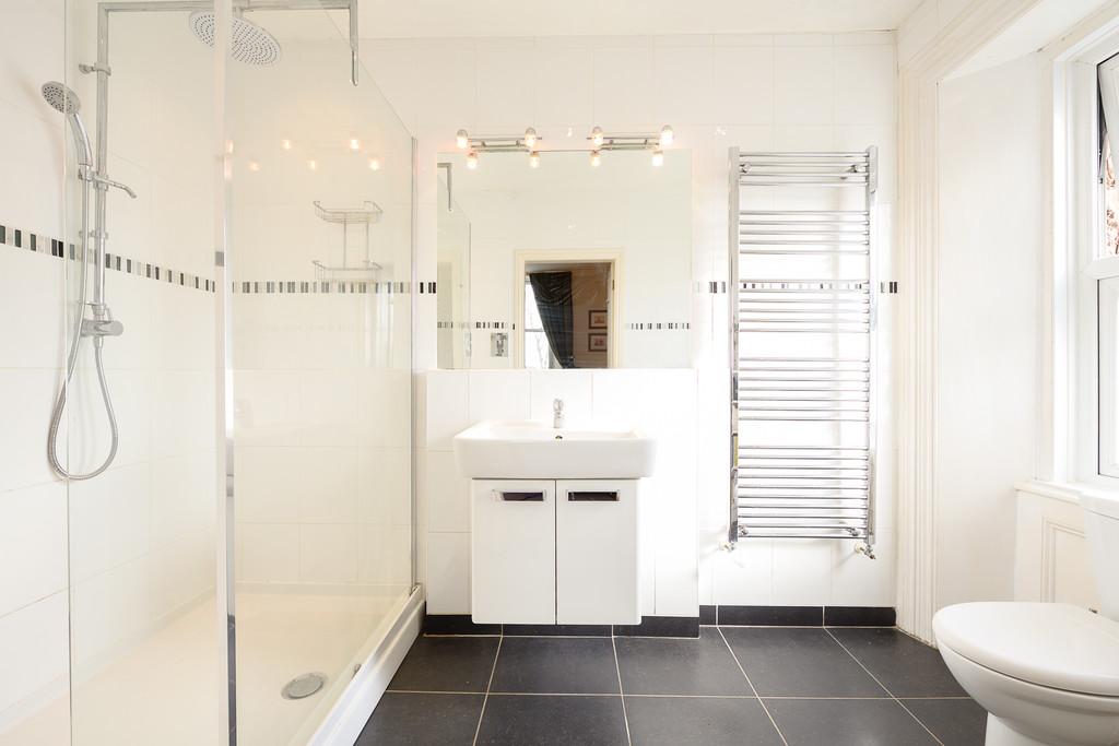 The master's en-suite shower room
