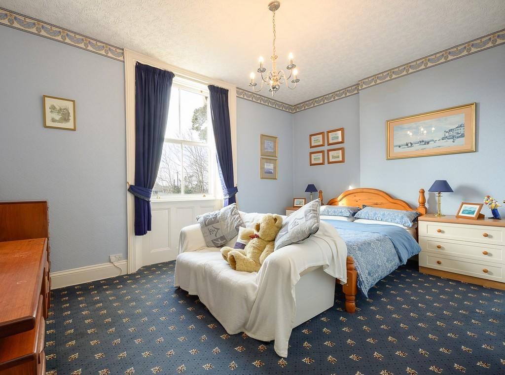 The blue bedroom